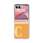 Clear Case［ Original - initial two tone - C orange ］