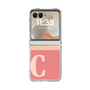 Clear Case［ Original - initial two tone - C pink ］