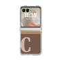 Clear Case［ Original - initial two tone - C brown ］