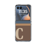 Clear Case［ Original - initial two tone - C brown ］