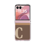 Clear Case［ Original - initial two tone - C brown ］