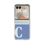Clear Case［ Original - initial two tone - C blue ］
