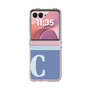 Clear Case［ Original - initial two tone - C blue ］