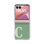 Clear Case［ Original - initial two tone - C green ］