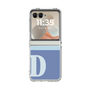 Clear Case［ Original - initial two tone - D blue ］