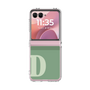 Clear Case［ Original - initial two tone - D green ］