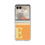 Clear Case［ Original - initial two tone - E orange ］