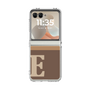 Clear Case［ Original - initial two tone - E brown ］