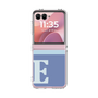 Clear Case［ Original - initial two tone - E blue ］
