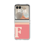 Clear Case［ Original - initial two tone - F pink ］