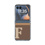 Clear Case［ Original - initial two tone - F brown ］