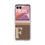 Clear Case［ Original - initial two tone - F brown ］