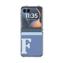 Clear Case［ Original - initial two tone - F blue ］
