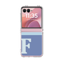 Clear Case［ Original - initial two tone - F blue ］