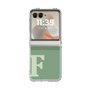 Clear Case［ Original - initial two tone - F green ］