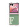 Clear Case［ Original - initial two tone - F green ］
