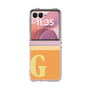 Clear Case［ Original - initial two tone - G orange ］