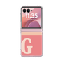 Clear Case［ Original - initial two tone - G pink ］