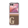 Clear Case［ Original - initial two tone - G brown ］