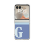 Clear Case［ Original - initial two tone - G blue ］