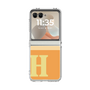 Clear Case［ Original - initial two tone - H orange ］