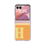Clear Case［ Original - initial two tone - H orange ］