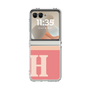 Clear Case［ Original - initial two tone - H pink ］