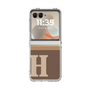 Clear Case［ Original - initial two tone - H brown ］