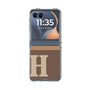 Clear Case［ Original - initial two tone - H brown ］
