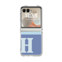 Clear Case［ Original - initial two tone - H blue ］