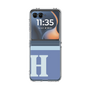 Clear Case［ Original - initial two tone - H blue ］
