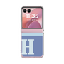 Clear Case［ Original - initial two tone - H blue ］
