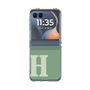 Clear Case［ Original - initial two tone - H green ］