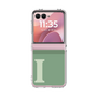 Clear Case［ Original - initial two tone - I green ］