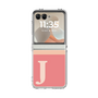 Clear Case［ Original - initial two tone - J pink ］