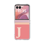 Clear Case［ Original - initial two tone - J pink ］