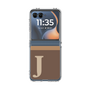 Clear Case［ Original - initial two tone - J brown ］