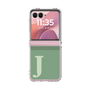 Clear Case［ Original - initial two tone - J green ］