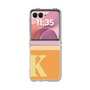Clear Case［ Original - initial two tone - K orange ］