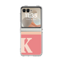 Clear Case［ Original - initial two tone - K pink ］