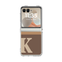 Clear Case［ Original - initial two tone - K brown ］