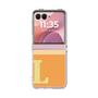 Clear Case［ Original - initial two tone - L orange ］