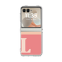Clear Case［ Original - initial two tone - L pink ］