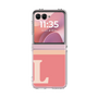 Clear Case［ Original - initial two tone - L pink ］
