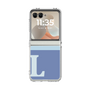 Clear Case［ Original - initial two tone - L blue ］