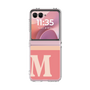 Clear Case［ Original - initial two tone - M pink ］