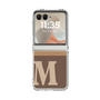 Clear Case［ Original - initial two tone - M brown ］