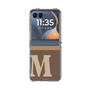 Clear Case［ Original - initial two tone - M brown ］