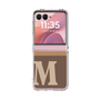 Clear Case［ Original - initial two tone - M brown ］