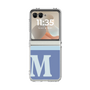 Clear Case［ Original - initial two tone - M blue ］